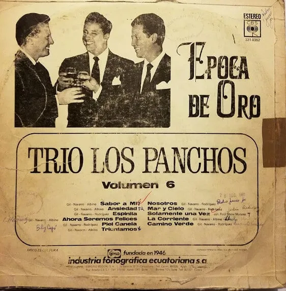 Disco de Vinilo Trío Los Panchos - Época De Oro Vol. 6 Vinyl Record