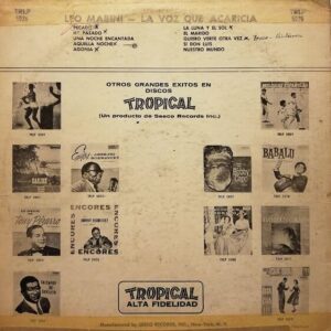 Disco de Vinilo Leo Marini - La Voz Que Acaricia Vinyl Record