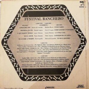 Disco de Vinilo Varios - Festival Ranchero Vinyl Record