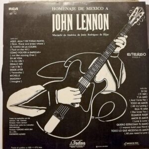 Disco de Vinilo Mariachi De América De Jesús Rodriguez De Hijar - Homenaje De México A Johnn Lennon Vinyl Record