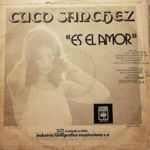 Disco de Vinilo Cuco Sánchez  - Es El Amor Vinyl Record