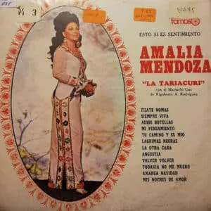Disco de Vinilo Amalia Mendoza - La Tariacuri Vinyl Record