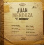 Disco de Vinilo Juan Mendoza - El Tariácuri Vinyl Record