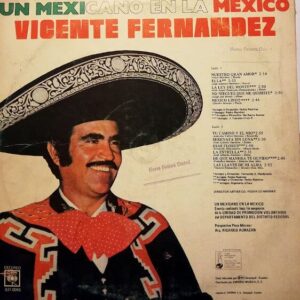 Disco de Vinilo Vicente Fernández - Un Mexicano En La Mexico Vinyl Record
