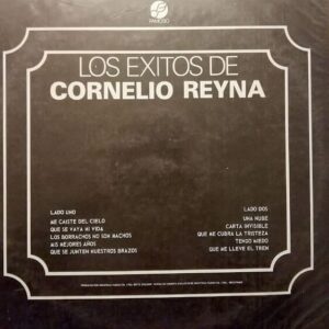Disco de Vinilo Cornelio Reyna  - Los Éxitos De Cornelio Reyna Vinyl Record