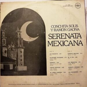 Disco de Vinilo Conchita Solís Y Ramon Gaona - Serenata Mexicana Vinyl Record