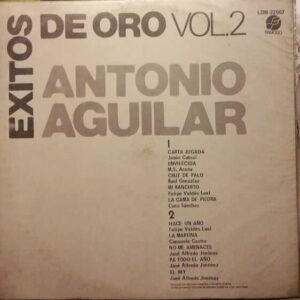 Disco de Vinilo Antonio Aguilar - Éxitos De Oro Vol. 2 Vinyl Record