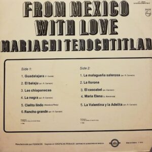 Disco de Vinilo Mariachi Tenochtitlan - De México Con Amor Vinyl Record