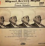 Disco de Vinilo Miguel Aceves Mejía - Miguel Aceves Mejía Y Las Canciones De ToMás Mendez Vinyl Record