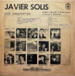 Disco de Vinilo Javier Solís - Javier Solís Con Orquesta Vinyl Record