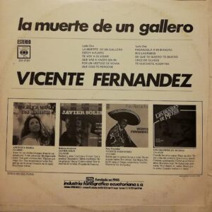 Disco de Vinilo Vicente Fernández - La Muerte De Un Caballero Vinyl Record