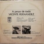 Disco de Vinilo Vicente Fernández - A Pesar De Todo Vinyl Record