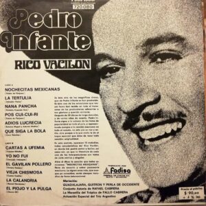 Disco de Vinilo Pedro Infante - Rico Vacilon Vinyl Record
