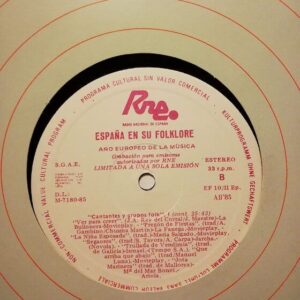Disco de Vinilo Varios - España En Su Folklore Vinyl Record