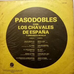 Disco de Vinilo Los Chavales De España - Pasos Dobles Con Los Chavales De España Vinyl Record