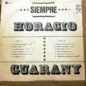 Disco de Vinilo Horacio Guarany - Siempre Vinyl Record