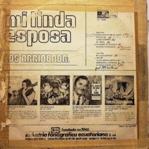 Disco de Vinilo Los Arriagada - Mi Linda Esposa Vinyl Record