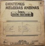 Disco de Vinilo Hermanos Miño - Naranjo - Cantemos Melodias Andinas Vinyl Record