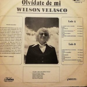 Disco de Vinilo Wilson Velasco - Olvidate De Mi Vinyl Record