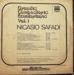 Disco de Vinilo Nicasio Safadi - Grandes Compositores Ecuatorianos Vol 1 Vinyl Record