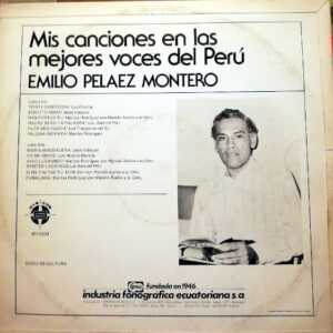 Disco de Vinilo Varios - Mis Canciones En Las Mejores Voces Del Perú Vinyl Record