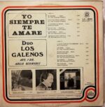 Disco de Vinilo Duo Los Galenos - Yo Siempre Te Amare Vinyl Record