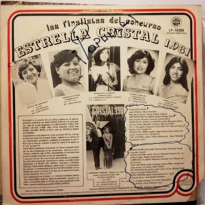 Disco de Vinilo Varios - Las Finalistas Del Concurso Estrella Cristal 1981 Vinyl Record