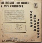 Disco de Vinilo Carlos Rubira Infante - Mi Madre, Mi Tierra Y Mis Canciones Vinyl Record