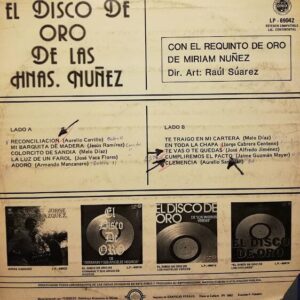 Disco de Vinilo Las Hermanas Nuñez - El Disco De Oro Vinyl Record