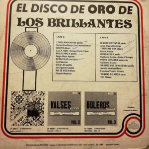 Disco de Vinilo Los Brillantes - El Disco De Oro Vinyl Record