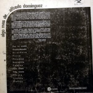 Disco de Vinilo Alfredo Dominguez - Algo Más De Alfredo Dominguez Vinyl Record