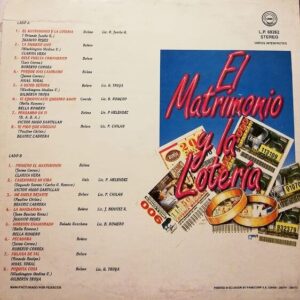 Disco de Vinilo Varios - El Matrimonio Y La Loteria Vinyl Record