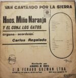 Disco de Vinilo Los Hermanos Miño Naranjo - Van Cantando Por La Sierra Vinyl Record