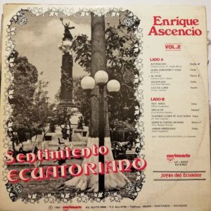 Disco de Vinilo Enrique Ascencio - Sentimiento Ecuatoriano Vinyl Record