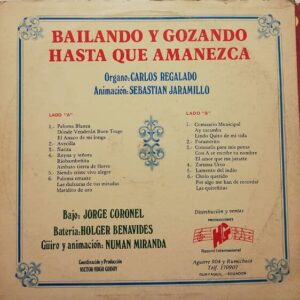 Disco de Vinilo Carlos Regalado - Bailando Y Gozando Hasta Que Amanezca Vinyl Record