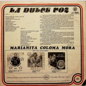 Disco de Vinilo Mariana Coloma - La Dulce Voz Vinyl Record