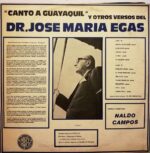 Disco de Vinilo Jose Maria Egas - Canto A Guayaquil Y Otros Versos Vinyl Record