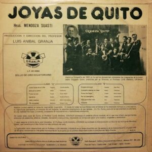 Disco de Vinilo Hermanas Mendoza Suasti - Joyas De Quito Vinyl Record