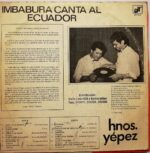 Disco de Vinilo Los Hermanos Yepez - Imbabura Canta Al Ecuador Vol 2 Vinyl Record