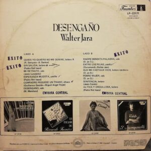 Disco de Vinilo Walter Jara - Desengaño Vinyl Record