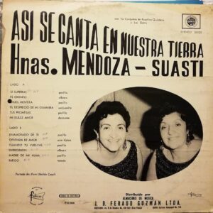 Disco de Vinilo Hermanas Mendoza Suasti - Asi Se Canta En Nuestra Tierra Vinyl Record