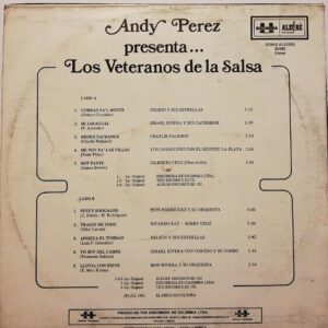 Disco de Vinilo Andy Perez - Los Veteranos De La Salsa Vinyl Record