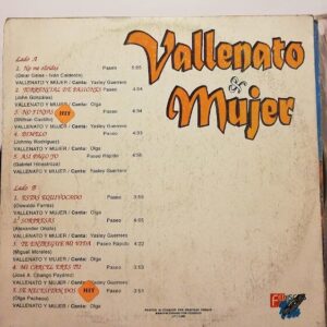 Disco de Vinilo Vallenato Y Mujer - Sorpresas Vinyl Record