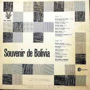 Disco de Vinilo Varios - Souvenir De Bolivia Vinyl Record