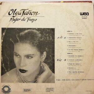 Disco de Vinilo Olga Tañon - Mujer De Fuego Vinyl Record