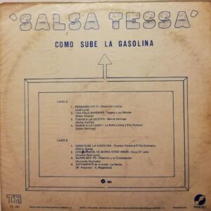 Disco de Vinilo Salsa Tessa - Como Sube La Gasolina Vinyl Record