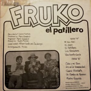 Disco de Vinilo Fruko - El Patillero Vinyl Record