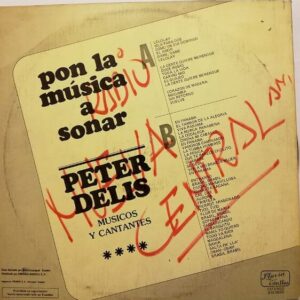 Disco de Vinilo Peter Delis - Pon La Música A Sonar Vinyl Record