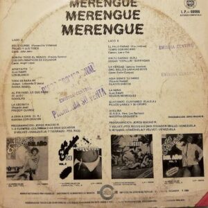 Disco de Vinilo Varios - Merengue Vinyl Record