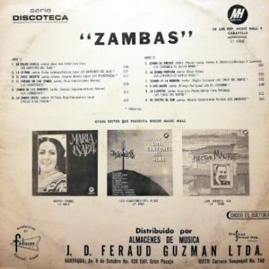 Disco de Vinilo Varios - Zambas Vinyl Record